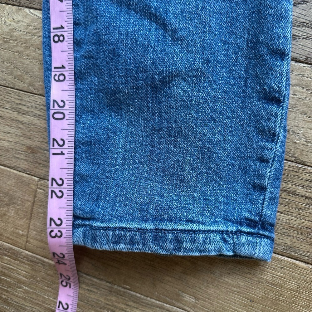 J.Jill Jeans Floral‎ Embroidery Boho  Cropped Size 4 Blue Denim Casual - Picture 8 of 11